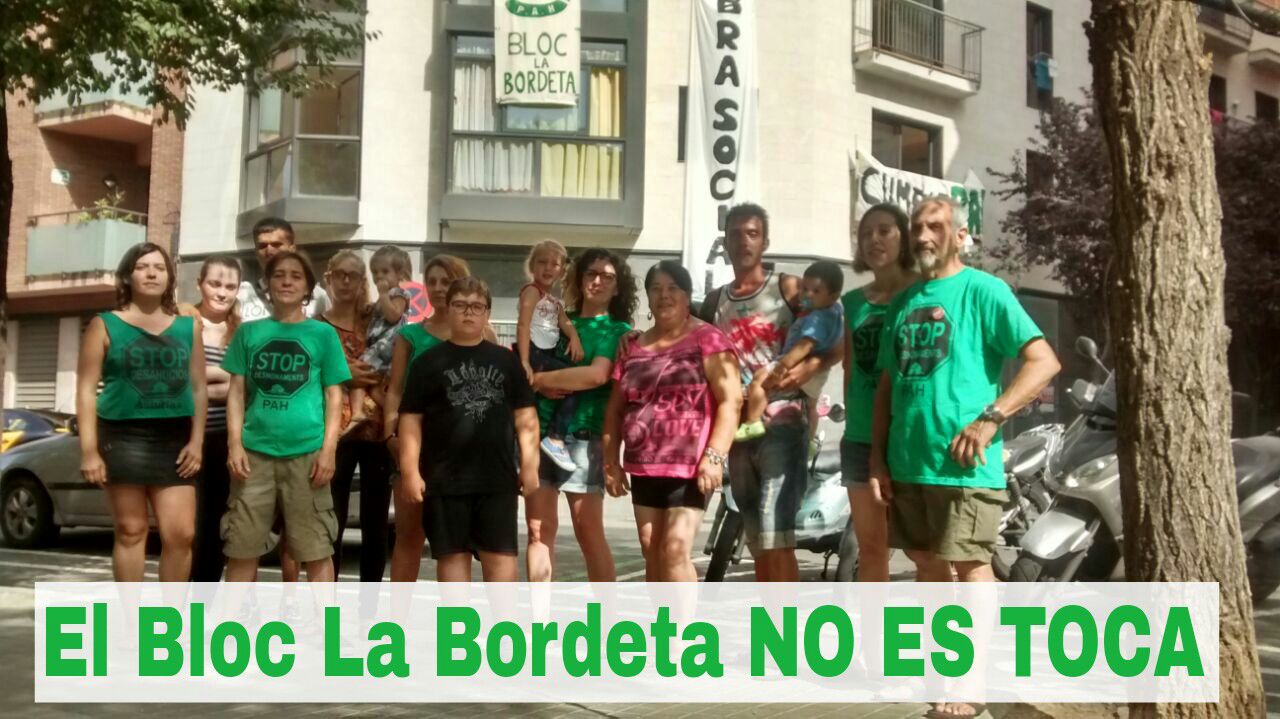 Solidarity needed: Stopping the eviction of the PAH's BlocLaBordeta in Barcelona