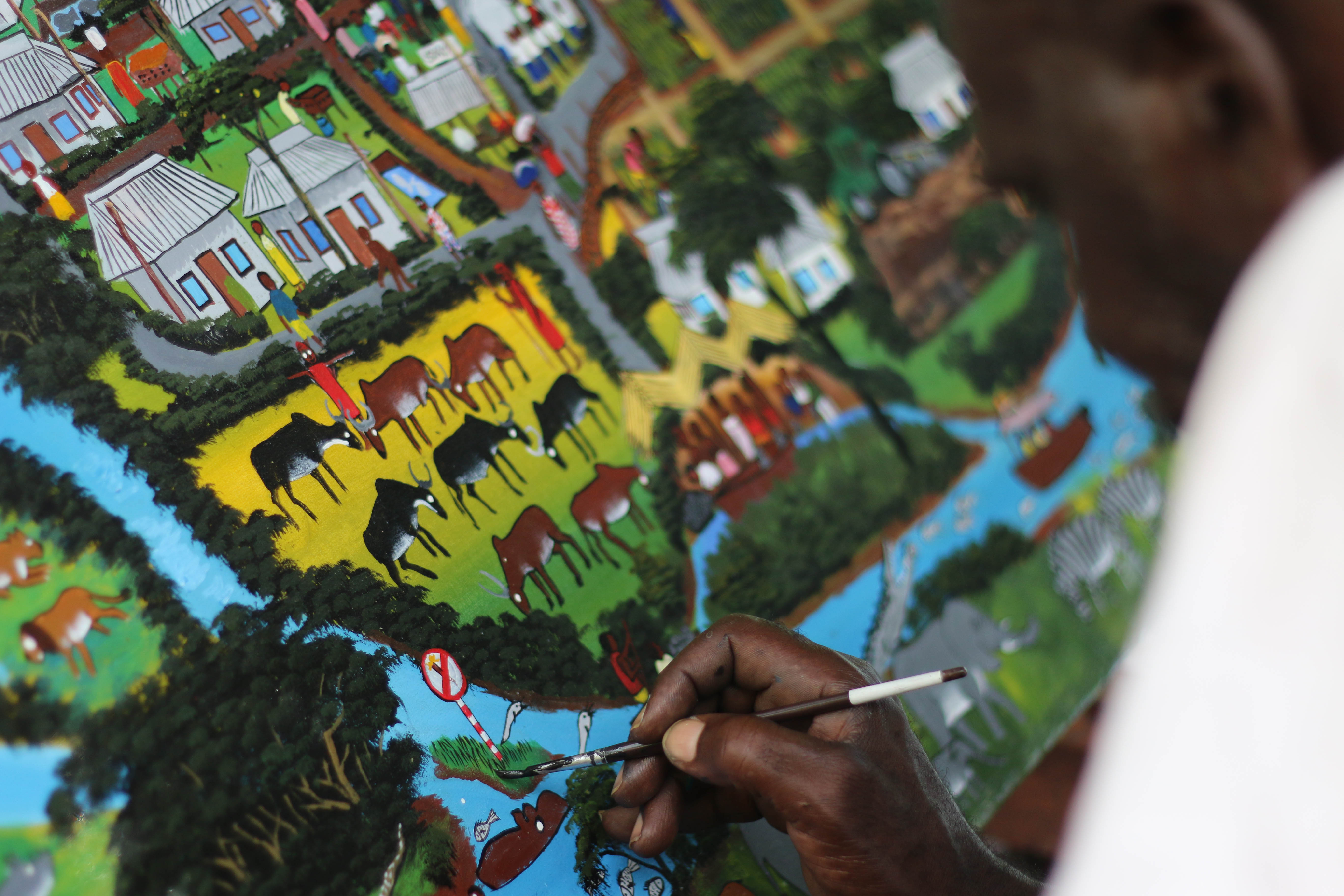 Using art to study and communicate socio-environmental change in areas of land grabbing