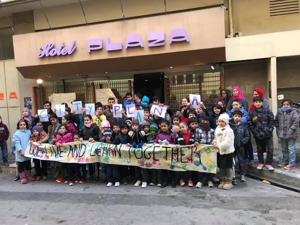 400 refugees, 7 floors, 1 home – Solidarity space in Athens' City Plaza Hotel