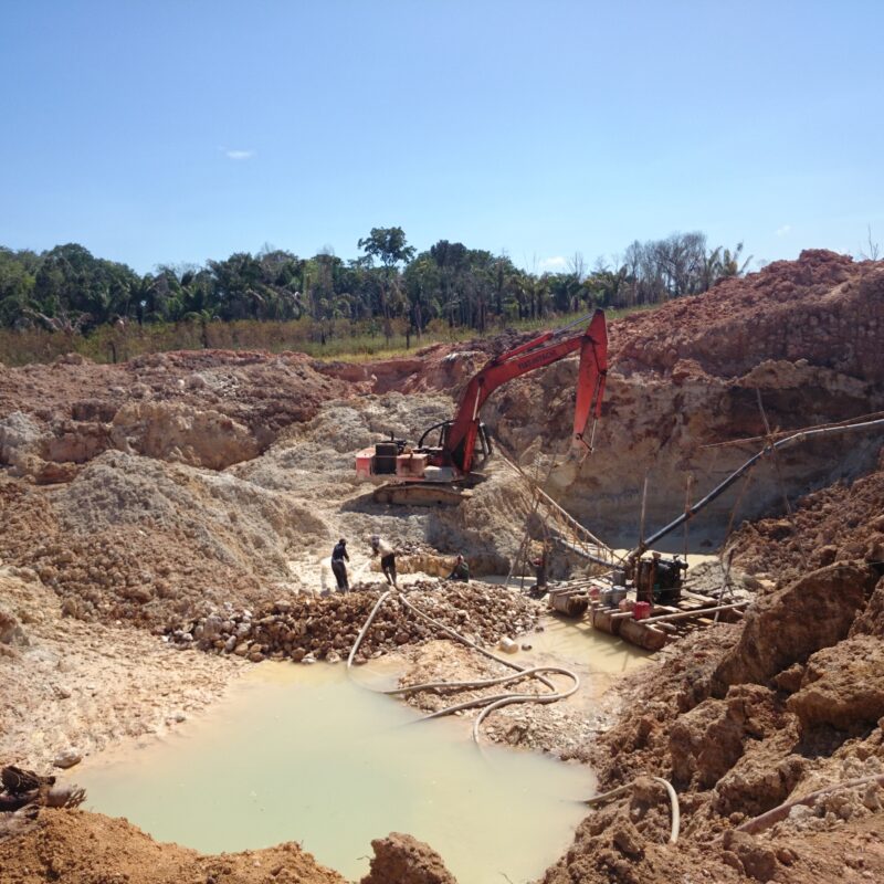 Mining for gold in Suriname