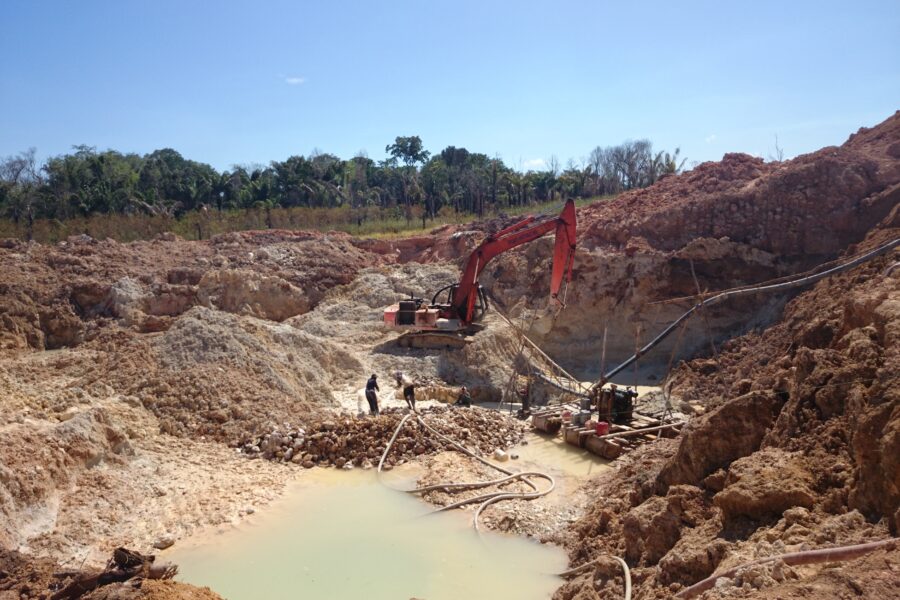 Mining for gold in Suriname